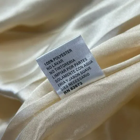 Ellie Wilde Mon Cheri Ruched Bodice Strapless Tulle A Line Dress Womens 10 - Picture 6 of 7